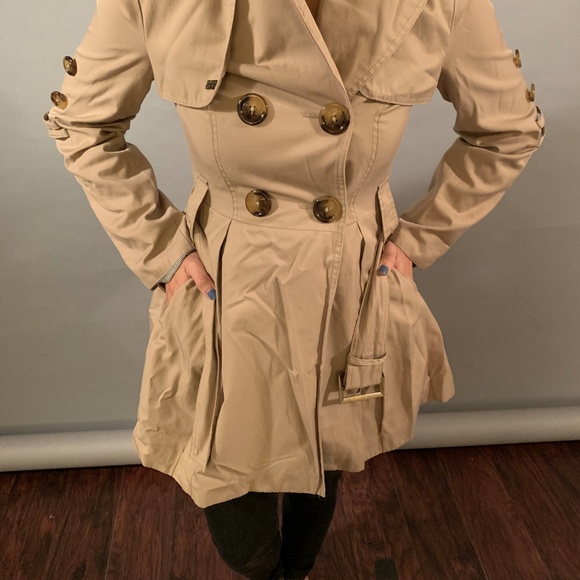 Miss Sixty Khaki Tan Trench Coat - Picture 6 of 7